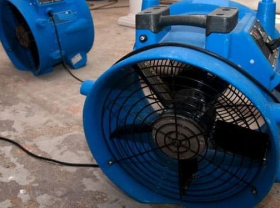 commercial water damage dryer fan