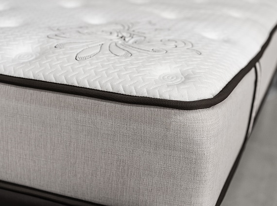 white thick mattress